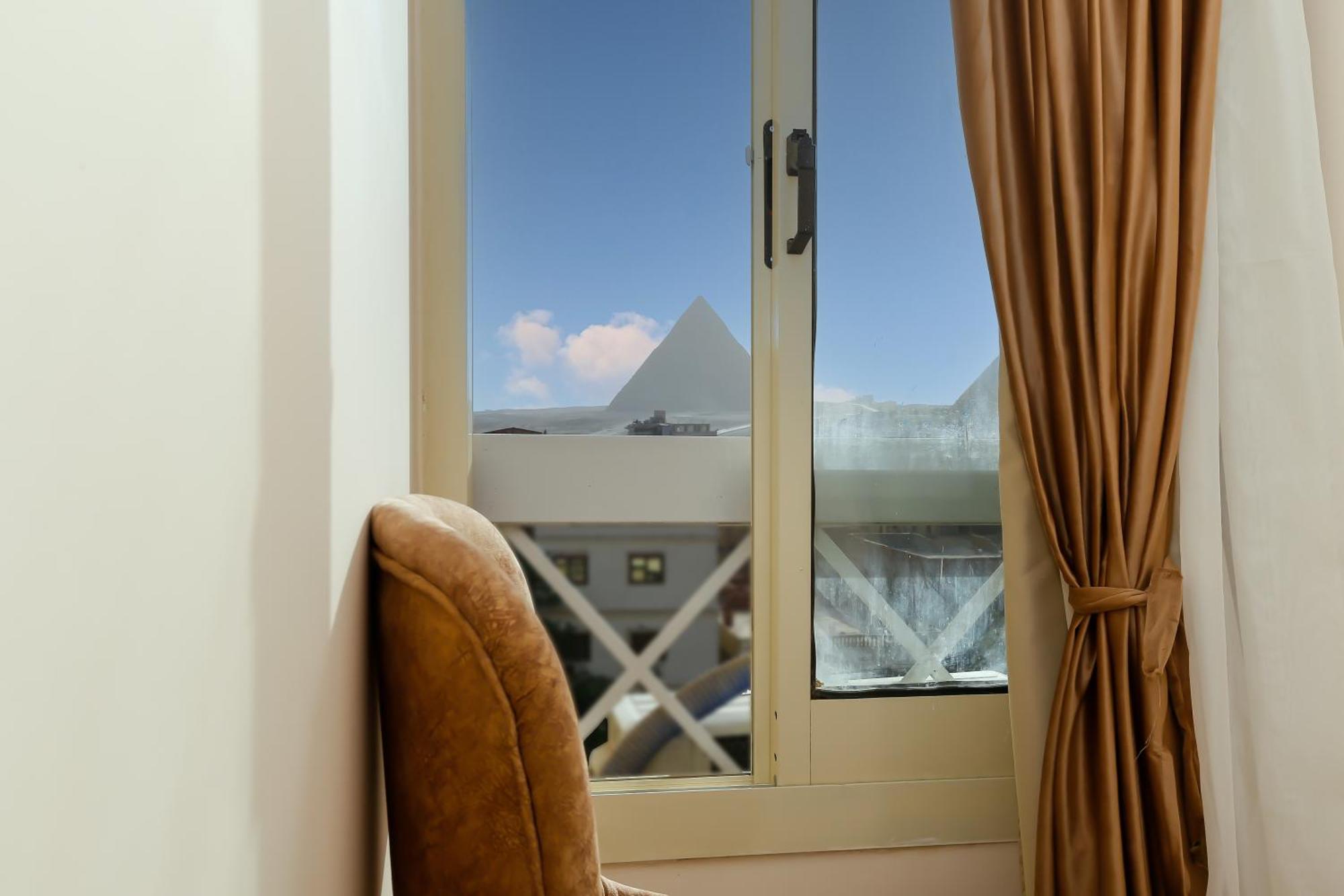 Horizon Pyramid View Inn Kafret el-Gabal Zewnętrze zdjęcie