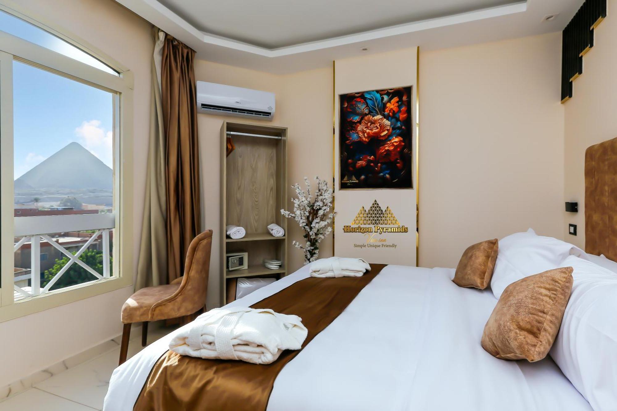 Horizon Pyramid View Inn Kafret el-Gabal Zewnętrze zdjęcie
