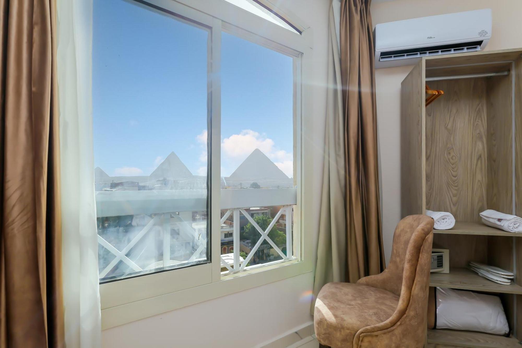 Horizon Pyramid View Inn Kafret el-Gabal Zewnętrze zdjęcie