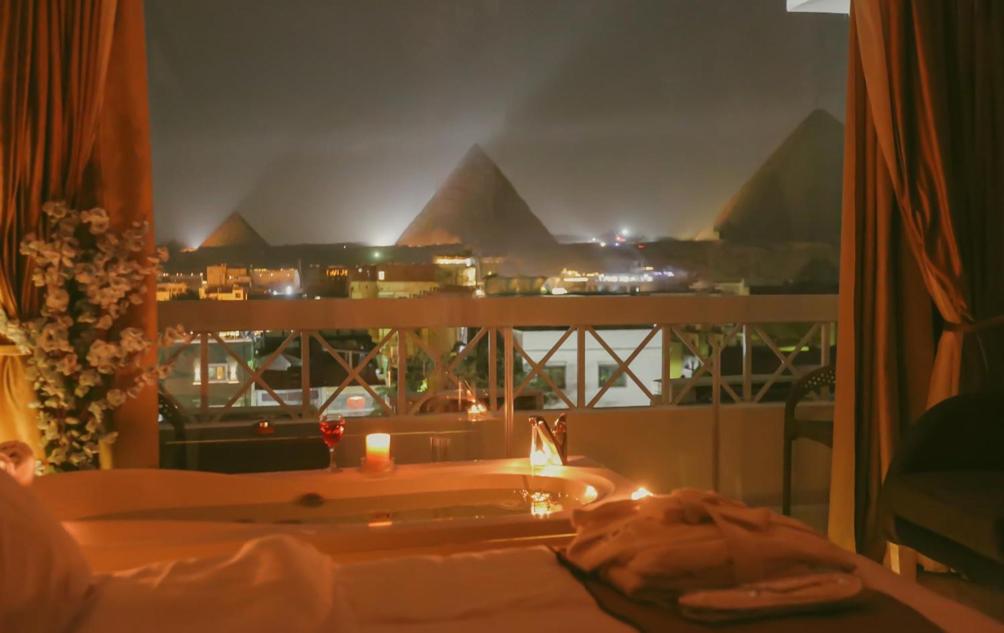 Horizon Pyramid View Inn Kafret el-Gabal Zewnętrze zdjęcie